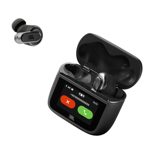 JBL Tour Pro 3 - Black - True Wireless Noise Cancelling earbuds with Smart Charging Case&trade; - Detailshot 5